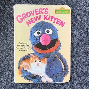 Grover’s New Kitten Sesame Street Book VTG